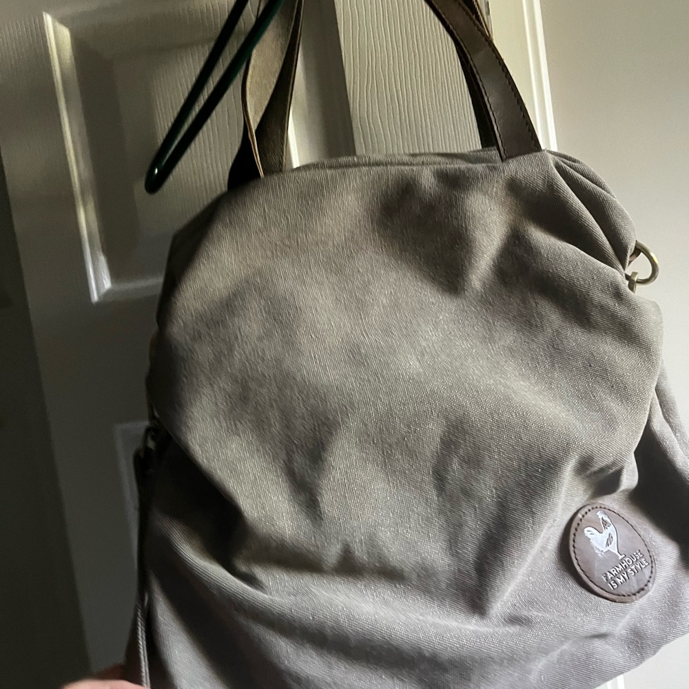 Elegant Gray Crossbody Bag by